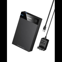 Ugreen 50422 storage drive enclosure HDD/SSD enclosure Black 2.5/3.5"