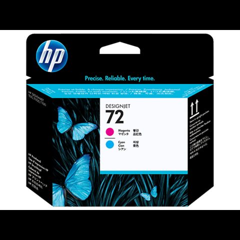 Hewlett Packard (HP) HP 72 Magenta un Cyan krāsas drukas galviņa