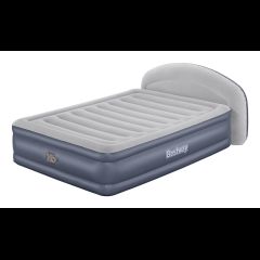 Bestway Tritech LoungeLux Headboard Queen Air Mattress with Built-in AC Pump 2.2…