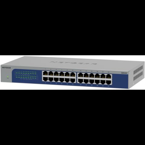 Netgear GS524-300EUS tīkla pārslēgs Nepārvaldīts Gigabit Ethernet (10/100/1000)…