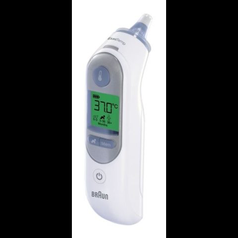 Braun ThermoScan 7 Attālinātā temperatūras nolasīšana Balts Auss