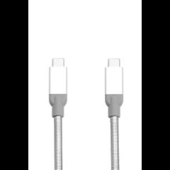 Verbatim USB-C to USB-C Stainless Steel Sync & Charge Cable USB 3.1 GEN 2 30cm