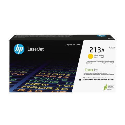 Hewlett Packard (HP) HP 213A Geltona originali LaserJet dažų kasetė