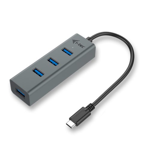 I-tec Metal C31HUBMETAL403 interfeisa centrmezgls USB 3.2 Gen 1 (3.1 Gen 1) Ty…