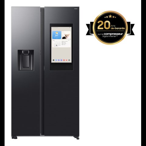 Samsung Series 9 RS90F66BEF side by side ledusskapis Brīvi novietots 614 L Melns