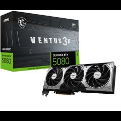 MSI VENTUS GeForce RTX 5080 16G 3X OC NVIDIA 16 GB GDDR7
