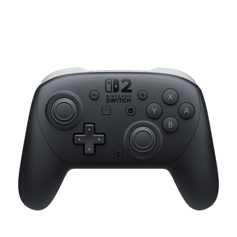 Nintendo Switch 2 Pro Controller Melns Bluetooth sistēma Spēļu paliktnis Analogā…