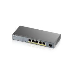 Zyxel GS1350-6HP-EU0101F tīkla pārslēgs Vadīts L2 Gigabit Ethernet (10/100/100…