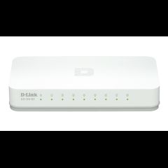 D-Link GO-SW-8E/E сетевой коммутатор Неуправляемый Fast Ethernet (10/100) Белый