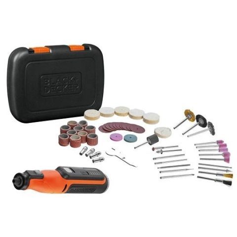 Black & Decker BD sander MULTI. 8V +52pcs. ACCESSORIES BCRT8IK
