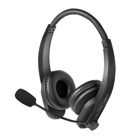 LogiLink BT0060 austiņas un brīvroku komplekts Bezvadu Birojs / zvanu centrs Blue…
