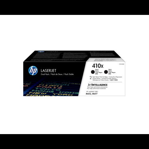Hewlett Packard (HP) HP 410X 2-pack High Yield Black Original LaserJet Toner Cartridges