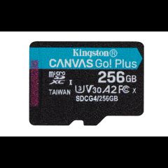 Kingston Technology 256GB microSDXC Canvas Go Plus Gen4 200R A2 U3 Single Pack w/…