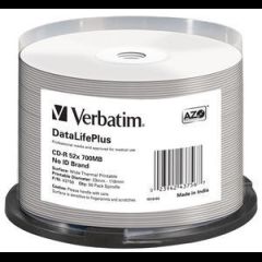 Verbatim CD-R 52x DataLifePlus 700 MB 50 pcs