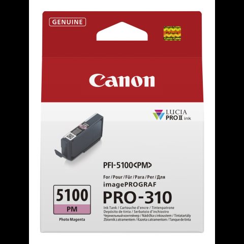 Canon PFI-5100 PM tintes kārtridžs 1 pcs Oriģināls Foto fuksīna