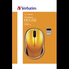 Verbatim Go Nano mouse Office Ambidextrous RF Wireless 1600 DPI