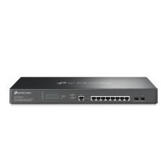 TP-Link Omada 8-Port 2.5GBASE-T and 2-Port 10GE SFP+ L2+ Managed Switch with 8-P…