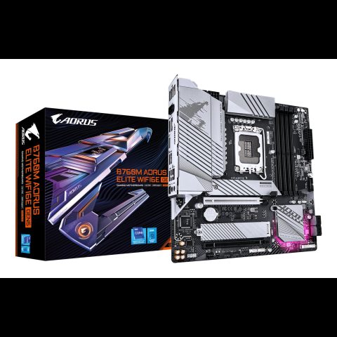 Gigabyte B760M AORUS ELITE WIFI6E GEN5 Intel B760 LGA 1700 Микро ATX