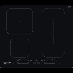 Indesit IB 65B60 NE Black Built-in 59 cm Zone induction hob 4 zone(s)