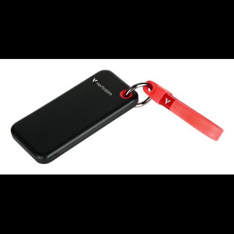 Verbatim Pocket SSD USB 3.2 Gen 2 128GB Black/Red