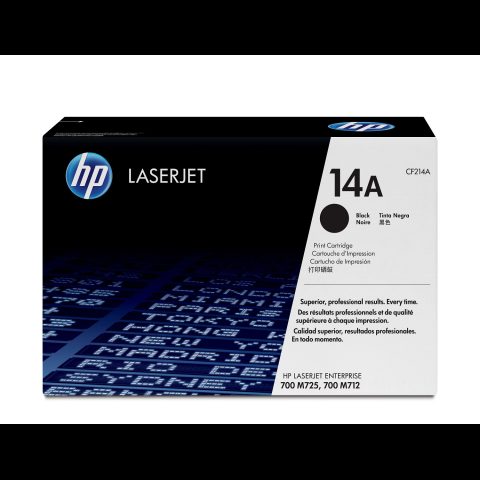 Hewlett Packard (HP) HP 14A Black Original LaserJet Toner Cartridge