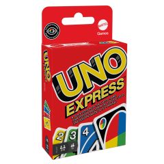 Mattel Games UNO Express Kāršu spēle Kāršu nomešana