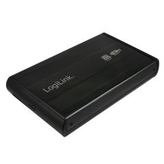 LogiLink UA0107 cieto disku uzglabāšanas sistēma HDD korpuss Melns 3.5"