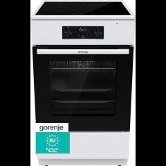 Gorenje GEIT5C60WPG Freestanding cooker Electric Zone induction hob White