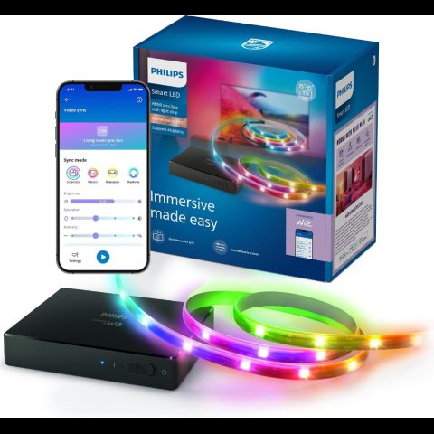 Philips HDMI Sync Box ar televizora izgaismojumu 75”–85” televizoriem