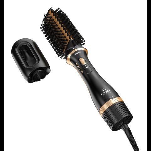GA.MA Multistyler Gold Ion Daudzfunkcionāls matu veidotājs Airflow Melns