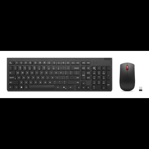 Lenovo 4X31R64491 tastatūra Pele iekļauta Birojs RF Bezvadu Melns