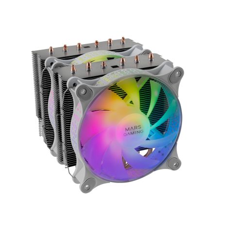 Mars Gaming MCPU-XT Procesors Universāls šķidruma dzesētājs 12 cm Balts 1 pcs