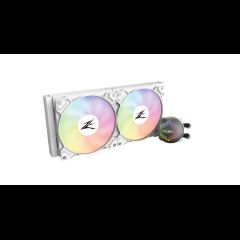 Zalman ALPHA28 White CPU Liquid Cooler 280mm Radiator 2 x 140 mm Fan ARGB pump…