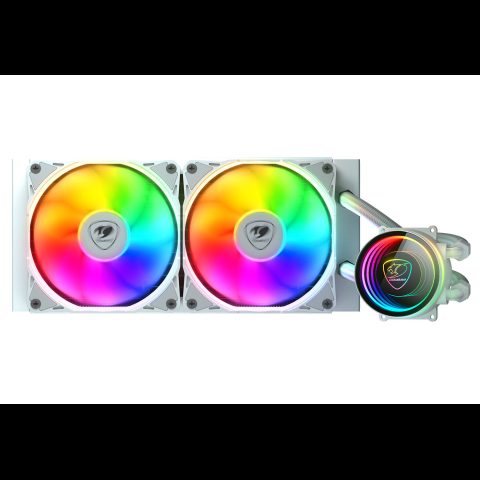 Cougar CGR-PSDELRGB-W-240 Корпус компьютера All-in-one liquid cooler Белый