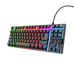 Trust GXT 833 Thado tastatūra Speļu USB Holandiešu Melns