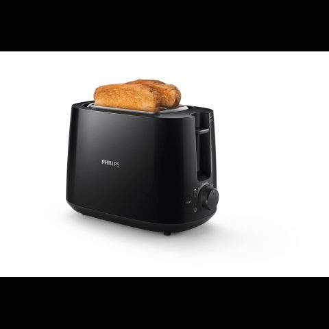 Philips Daily Collection HD2581/90 tosteris 8 2 šķēle (-s) 830 W Melns