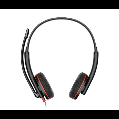 Hewlett Packard (HP) HP Poly Blackwire 3225 Stereo USB-C Headset +3.5mm Plug +USB-C/A Adapter