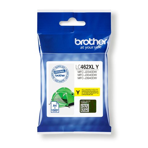 Brother LC462XLY tintes kārtridžs 1 pcs Oriģināls Augsta (XL) produktivitāte Dze…