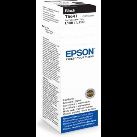 Epson T6641 Black ink bottle 70ml