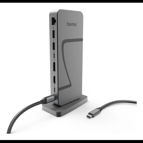 Hama Connect2Office Speed USB 3.2 Gen 1 (3.1 Gen 1) Type-C 40000 Mbit/s Antra…