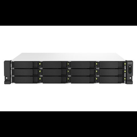 TS-1264U-RP NAS Rack (2U) Intel® Celeron® 8 GB DDR4 0 TB QNAP QTS Alumīn…