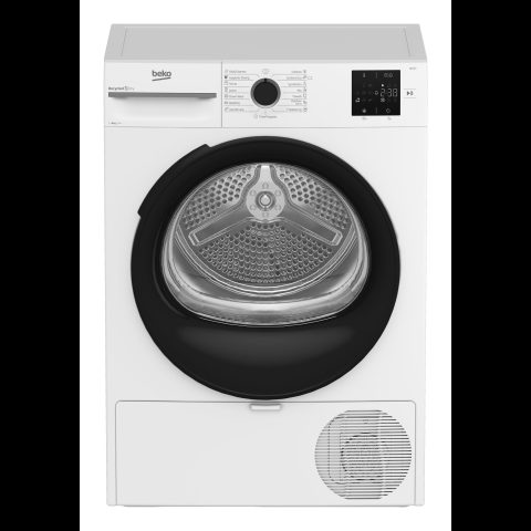 Beko BM3T38230W veļas žāvētājs Brīvi novietots Ielādēšana no priekšas 8 kg Ba…
