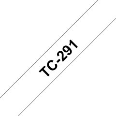 Brother TC-291 marķēšanas lenta Melns uz balta