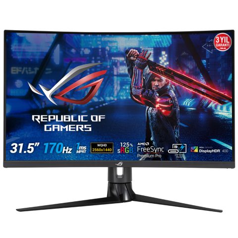 Asus ROG Strix XG32VC monitori 80 cm (31.5") 2560 x 1440 pikseļi Quad HD LED…