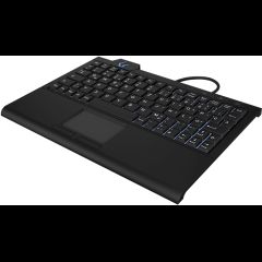 Keysonic KSK-3210ELU (DE) tastatūra Mājas USB QWERTZ Vācu Melns