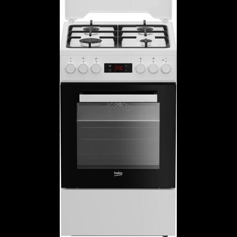 Beko FSM52330DWDS Brīvi stāvoša plīts Elektrisks Gāzes Balts