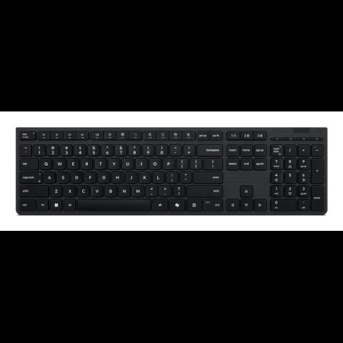 Lenovo Professional Wireless Rechargeable (Nordic) keyboard Home/Office RF Wire…