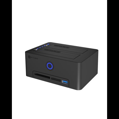Carruzzo ICY BOX IB-1233CL-CR USB 3.2 Gen 1 (3.1 Gen 1) Type-A Melns