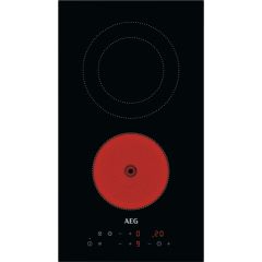 AEG HRB32310CB Melns Iebūvēts 30 cm Keramika 2 zone(s)