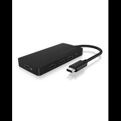 Icy Box IB-HUB1429-CPD USB 3.2 Gen 2 (3.1 Gen 2) Type-C 10000 Mbit/s Melns